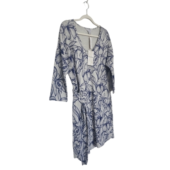Tommy Bahama Heather Sands Side Tie Floral Print Dress Size Medium. - Picture 3 of 12